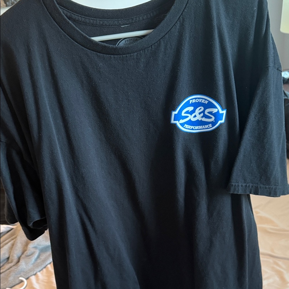 S&S Black Short Sleeve Tee